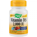 Vitamin D3 2000 UI (30 cps) -  Influenteaza pozitiv procesele celulare 